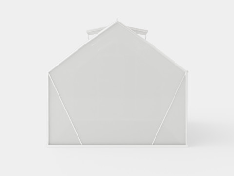 Greenhouse Merkur 11500 Glass ALU 3D मॉडल