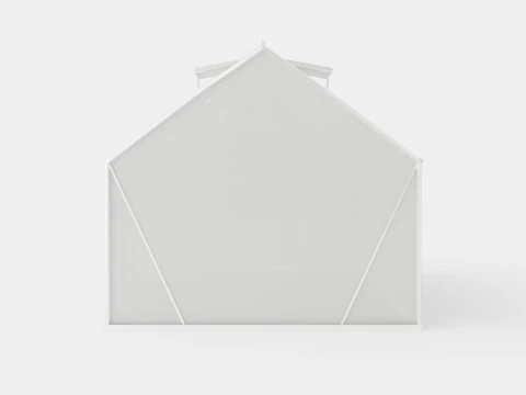 Greenhouse Merkur 11500 Glass ALU 3D Model