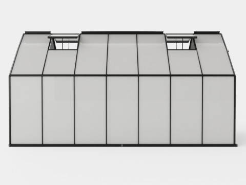 Greenhouse Merkur 11500 Glass Black 3D Model