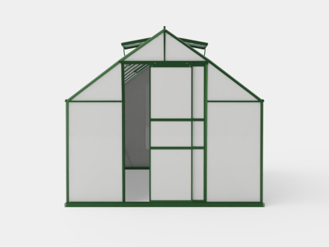 Greenhouse Merkur 11500 Glass Green 3D Model