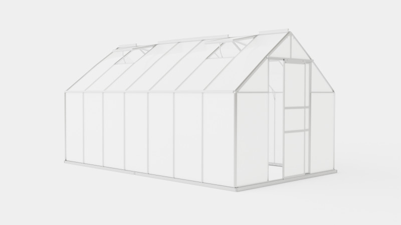 Greenhouse Merkur 11500 Poly ALU Model 3D .c4d .max .obj .3ds .fbx .stl .blend 