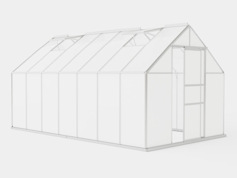 Greenhouse Merkur 11500 Poly ALU 3D Model