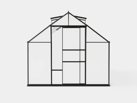 Greenhouse Merkur 11500 Poly Black 3D Model