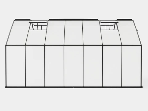 Greenhouse Merkur 11500 Poly Black 3D Model