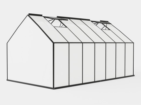 Greenhouse Merkur 11500 Poly Black Modello 3D