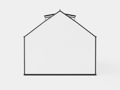 Greenhouse Merkur 11500 Poly Black Modello 3D