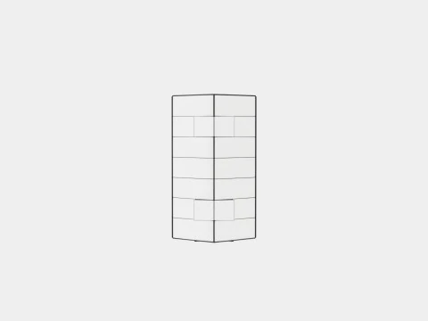 Greenhouse Merkur 11500 Poly Black 3D Model