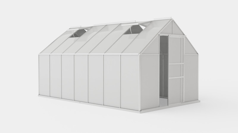 Greenhouse Merkur 11500 Poly ALU Modèle 3D .c4d .max .obj .3ds .fbx .stl .blend 