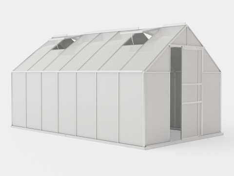 Greenhouse Merkur 11500 Poly ALU 3D Model