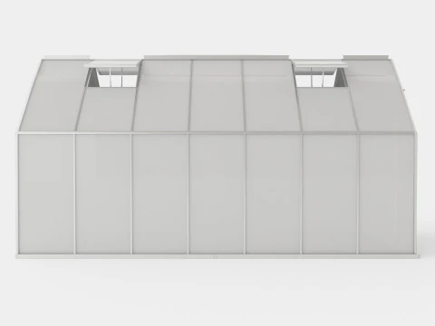 Greenhouse Merkur 11500 Poly ALU 3D Model