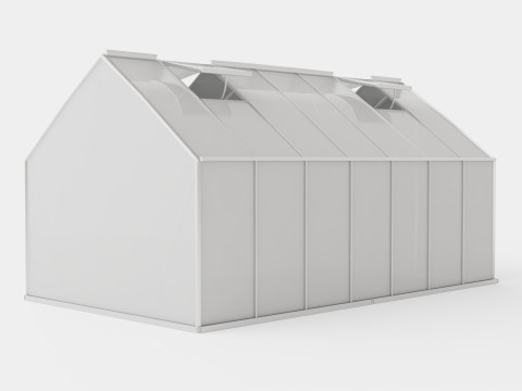 Greenhouse Merkur 11500 Poly ALU Modèle 3D