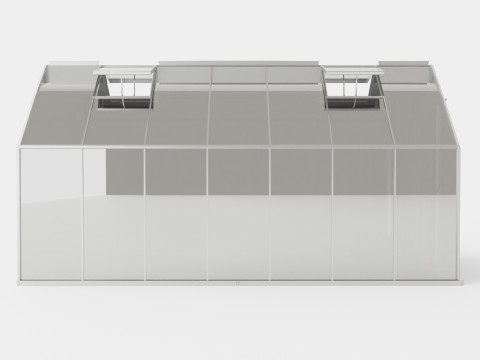 Greenhouse Merkur 6700 Glass ALU 3D Model