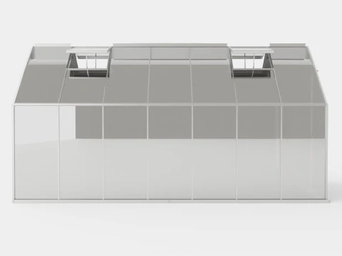 Greenhouse Merkur 6700 Glass ALU 3D Model