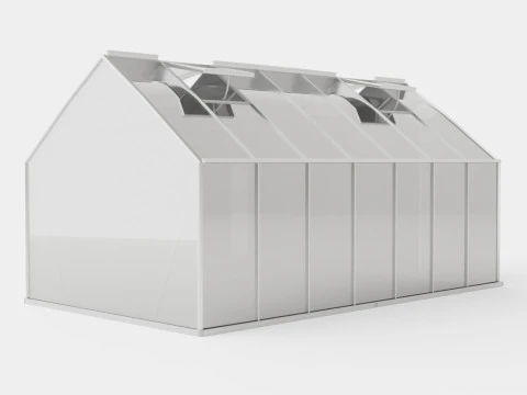 Greenhouse Merkur 6700 Glass ALU 3D Model