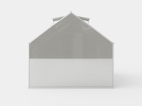 Greenhouse Merkur 6700 Glass ALU 3D Model