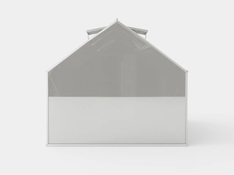 Greenhouse Merkur 6700 Glass ALU 3D Model