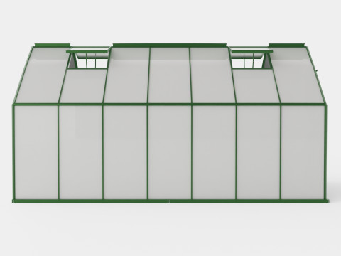 Greenhouse Merkur 6700 Glass Green 3Dモデル
