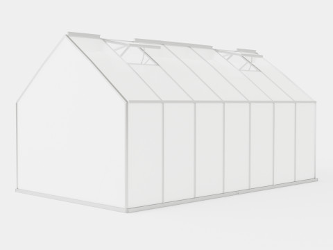 Greenhouse Merkur 6700 Poly ALU 3D Model
