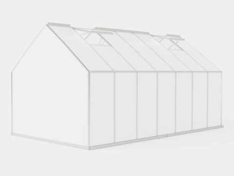 Greenhouse Merkur 6700 Poly ALU 3D Model