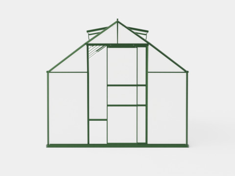 Greenhouse Merkur 6700 Poly Green 3D Model