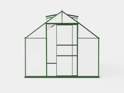 Greenhouse Merkur 6700 Poly Green 3D Model