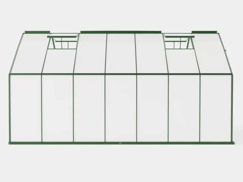 Greenhouse Merkur 6700 Poly Green 3D Model