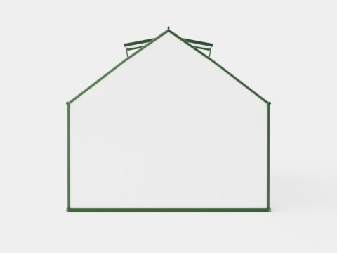 Greenhouse Merkur 6700 Poly Green 3D Model