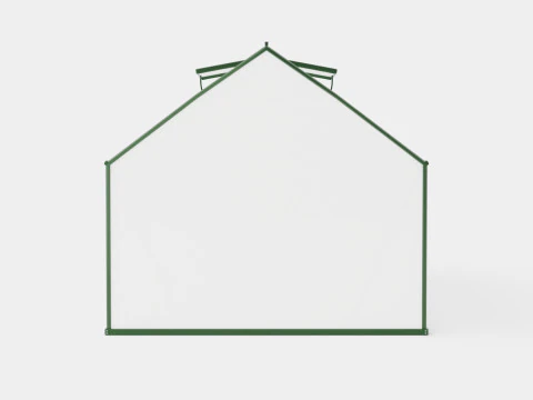 Greenhouse Merkur 6700 Poly Green 3D Model