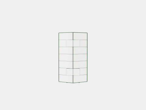 Greenhouse Merkur 6700 Poly Green 3D Model
