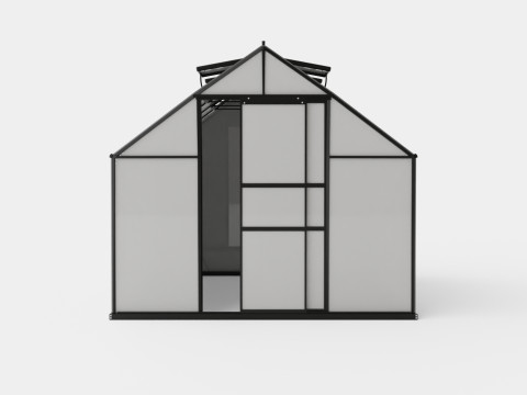 Greenhouse Merkur 8300 Glass Black 3D 모델