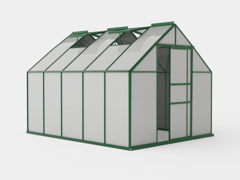 Greenhouse Merkur 8300 Glass Green 3D Model