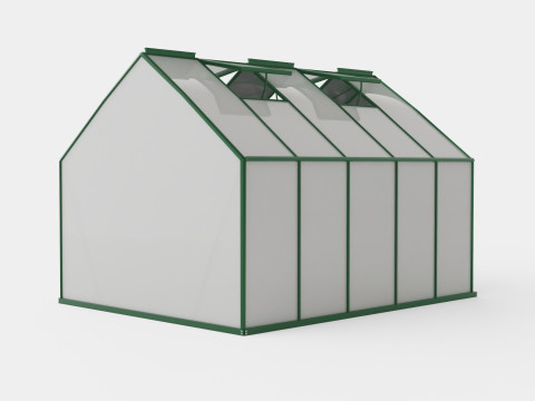 Greenhouse Merkur 8300 Glass Green Modèle 3D