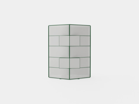 Greenhouse Merkur 8300 Glass Green Modèle 3D