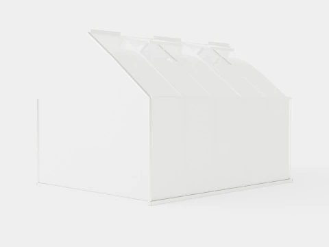 Greenhouse Merkur 8300 Poly ALU 3D Model