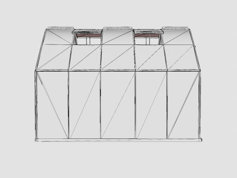 Greenhouse Merkur 8300 Poly ALU 3D 模型