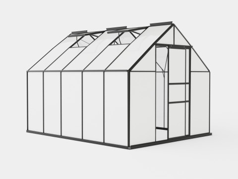 Greenhouse Merkur 8300 Poly Black 3D Model