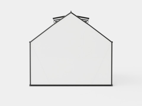 Greenhouse Merkur 8300 Poly Black Modelo 3D