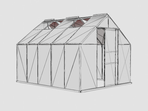 Greenhouse Merkur 8300 Poly Black Modelo 3D