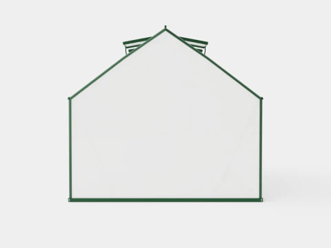 Greenhouse Merkur 8300 Poly Green 3D Model