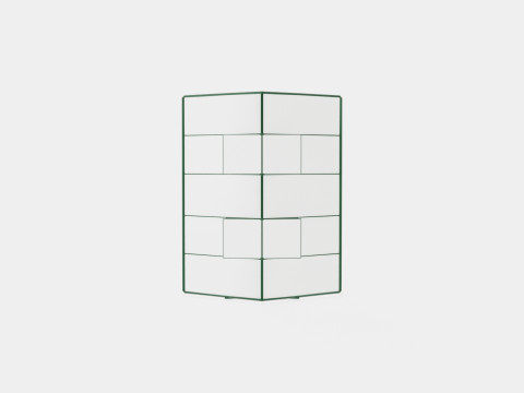 Greenhouse Merkur 8300 Poly Green Modelo 3D