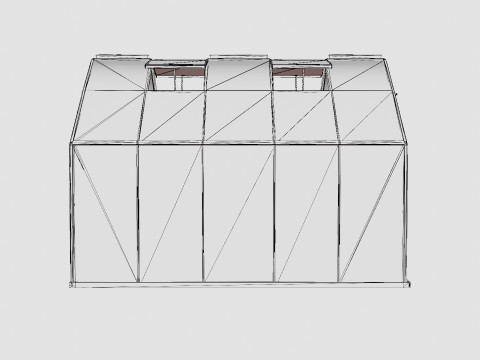Greenhouse Merkur 8300 Poly Green Modelo 3D