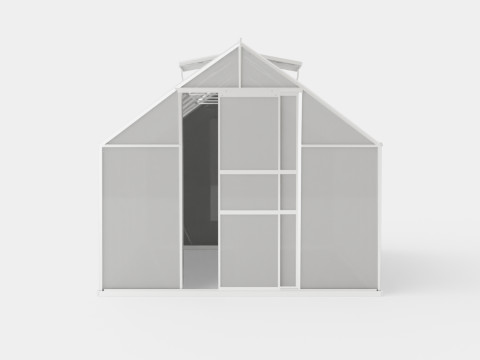 Greenhouse Merkur 9900 Glass ALU 3D Model