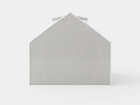Greenhouse Merkur 9900 Glass ALU 3D Model