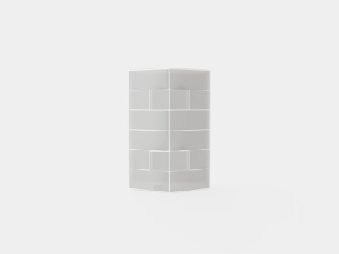 Greenhouse Merkur 9900 Glass ALU 3D Model