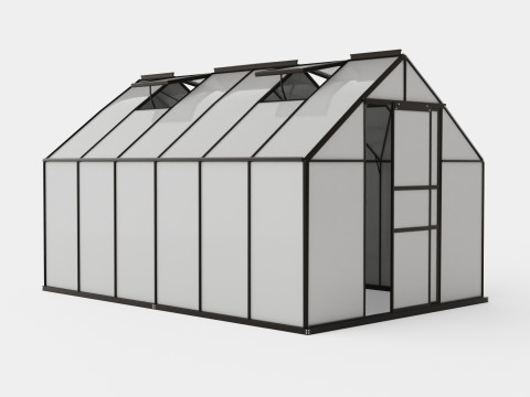 Greenhouse Merkur 9900 Glass Black 3D Model