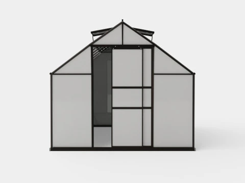 Greenhouse Merkur 9900 Glass Black 3D Model