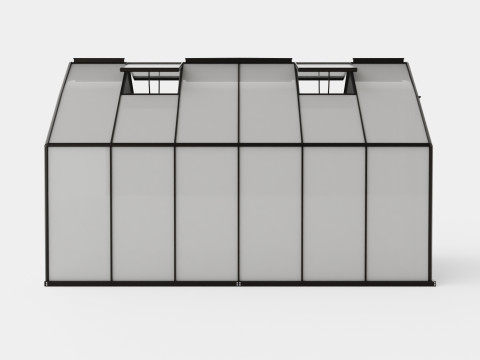 Greenhouse Merkur 9900 Glass Black 3D Model