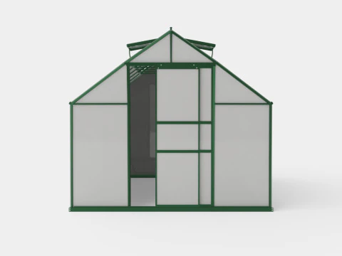 Greenhouse Merkur 9900 Glass Green 3D Model