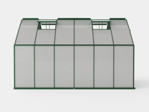 Greenhouse Merkur 9900 Glass Green 3D Model