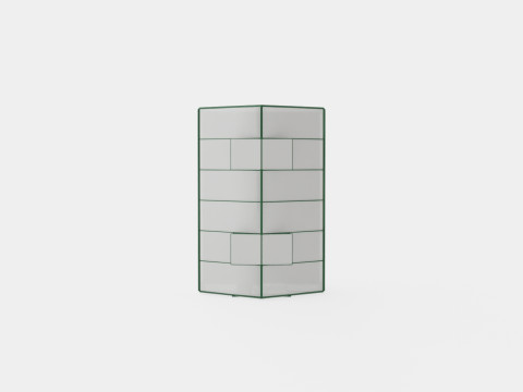 Greenhouse Merkur 9900 Glass Green Modèle 3D